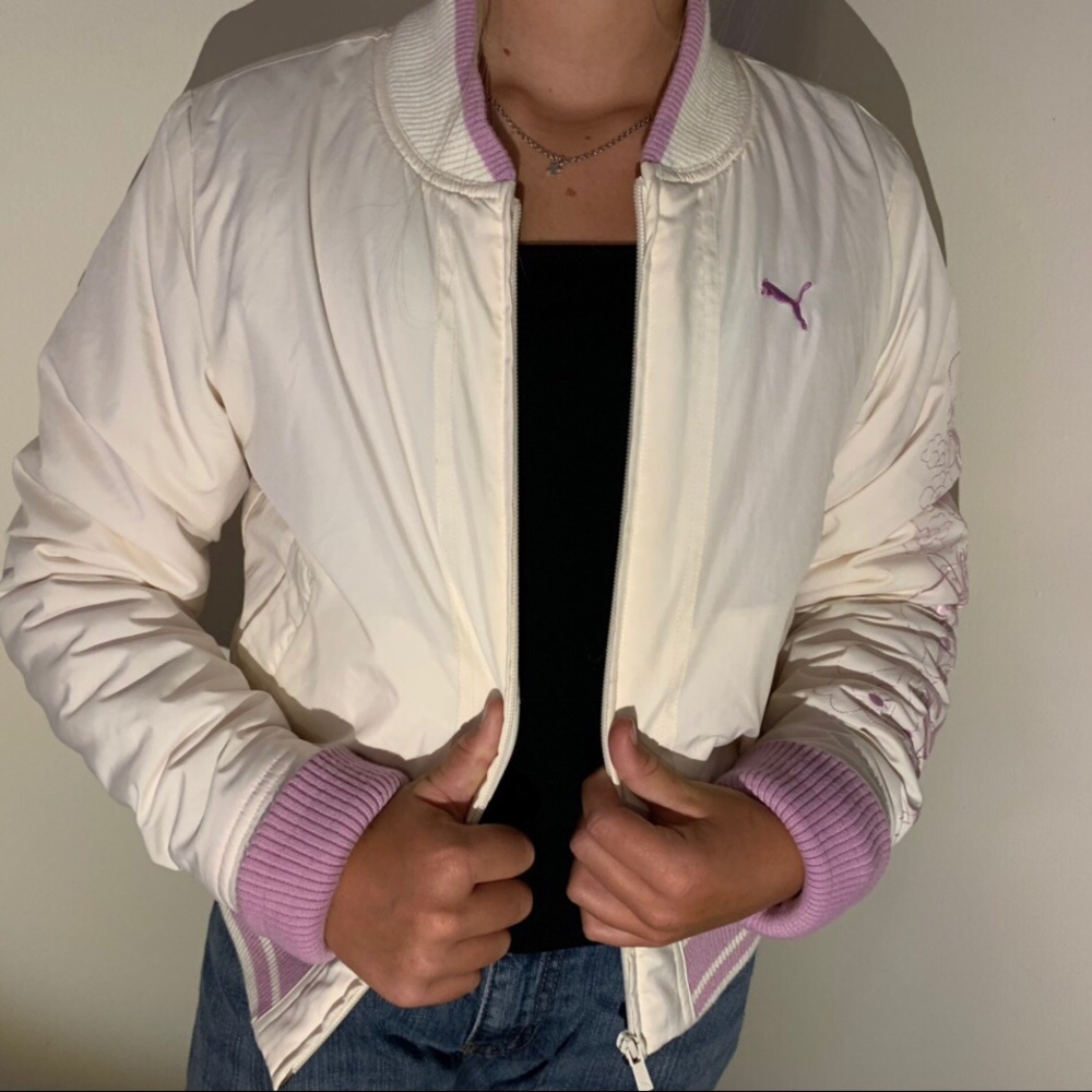 Vintage puma pull over jacket